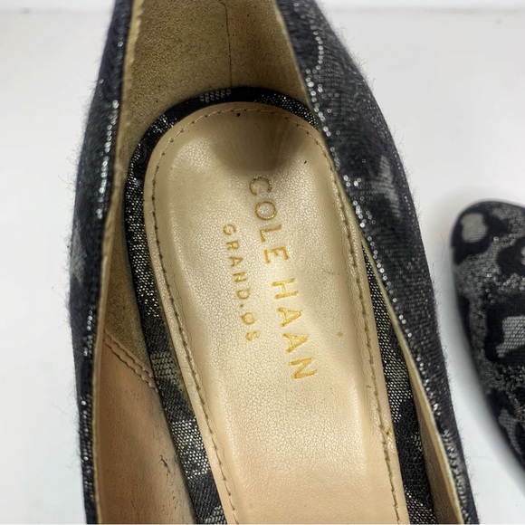 Cole Haan Alanna Metallic Leopard Pumps Size 7 - Picture 8 of 10